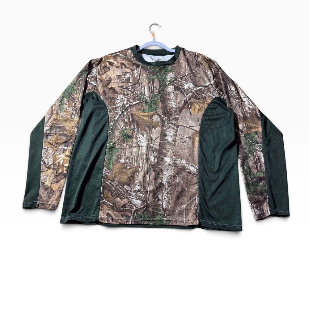 Kings River Realtree Camo Long Sleeve Shirt Size L/G Outdoor Performance Shirt